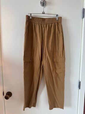 a new day Tan Cargo Pants with Elastic Waist